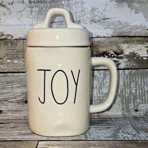 Rae Dunn Joy Mug w/Topper